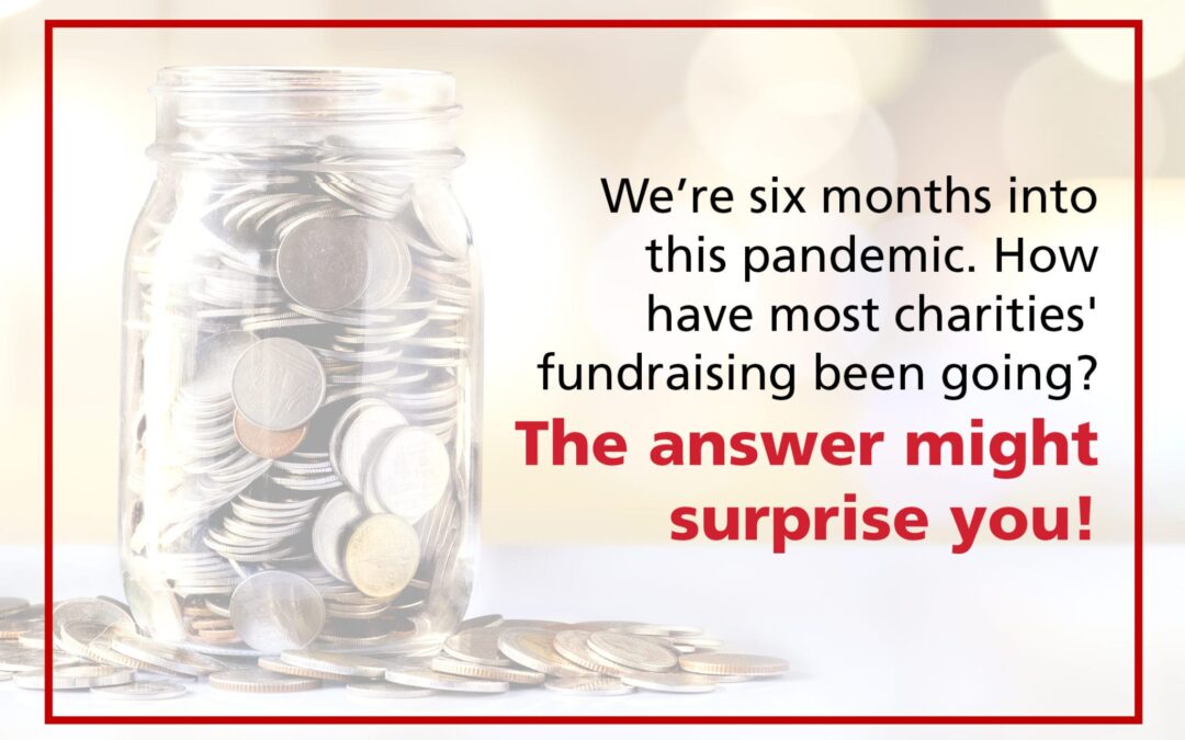 We’re Six Months Into This Pandemic. How Have Most Charities’ Fundraising Been Going? The Answer Might Surprise You.